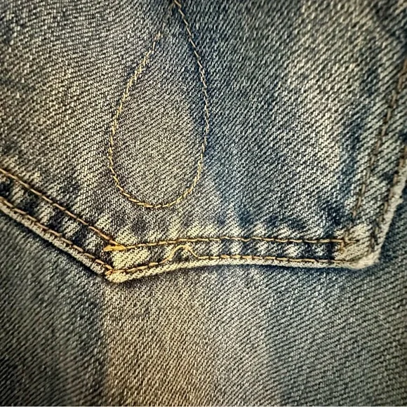 Vintage Calvin Klein Denim Jeans High Waist Straight Leg Jeans Light Wash - Picture 4 of 8